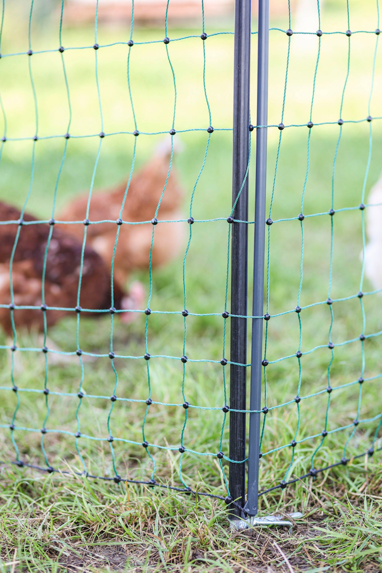 Unterstützungspfahl für Weidenetze, 145cm, Ø14mm,verzinkt, VPE 4Stück