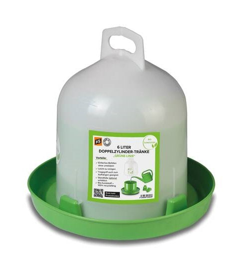Doppelzylinder-Tränken - 6 bis 12 l - BIO-KUNSTSTOFF