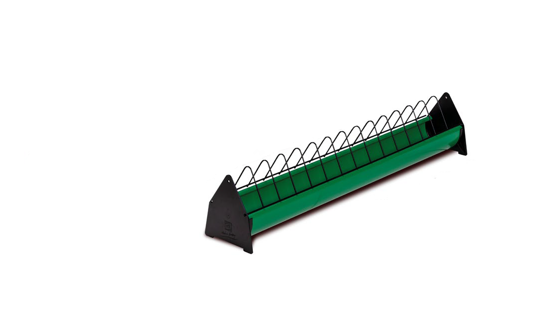 Junghennen-Trog mit Freßgitter
